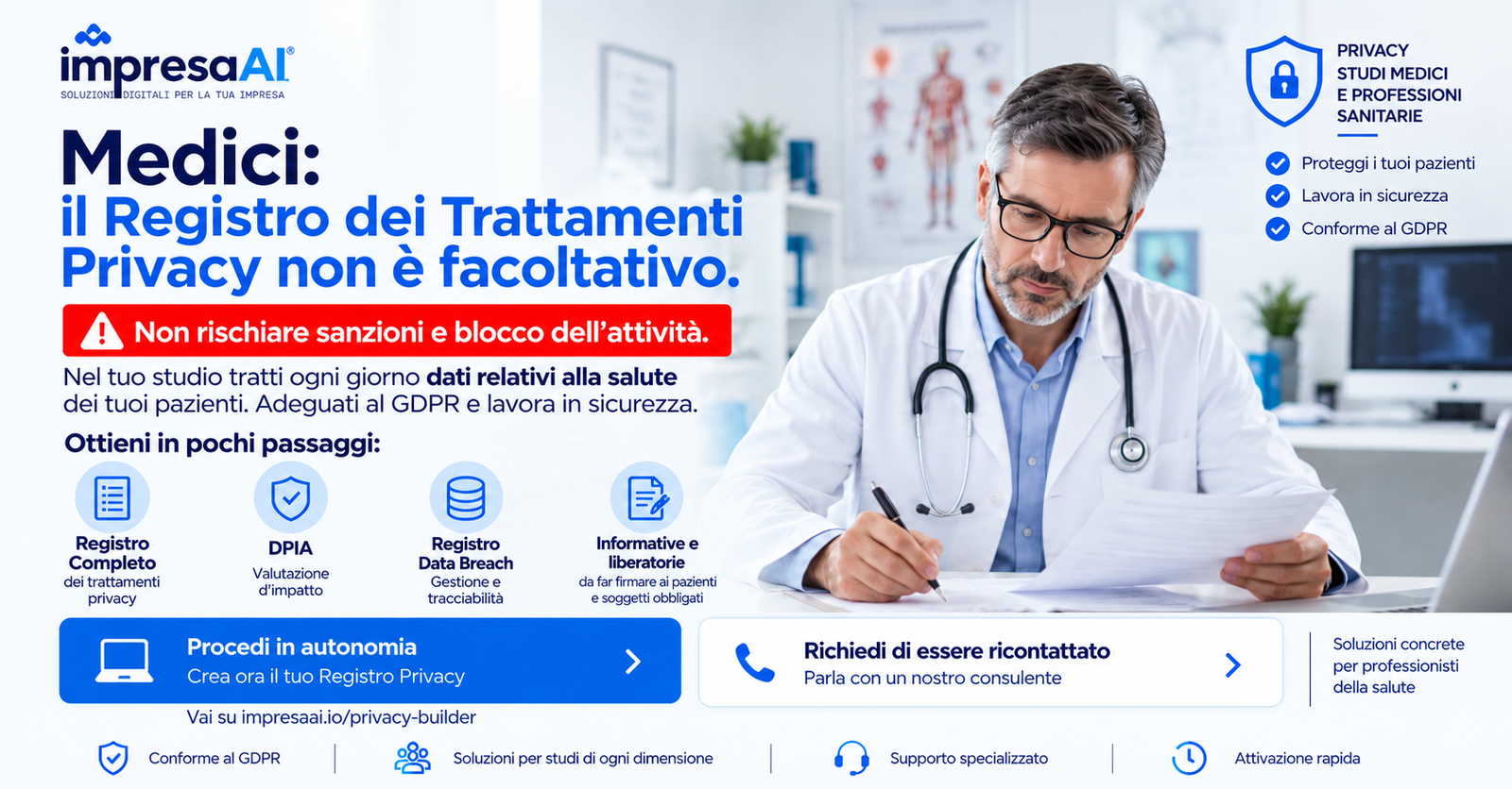 Registro Privacy per medici
