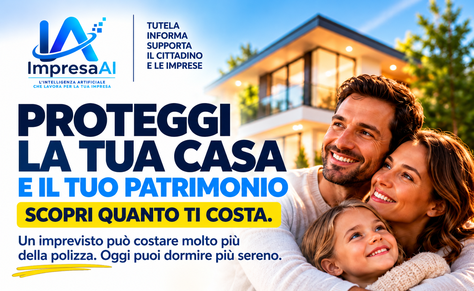 Assicurazioni casa e impresa: invia la tua polizza e richiedi un preventivo personalizzato